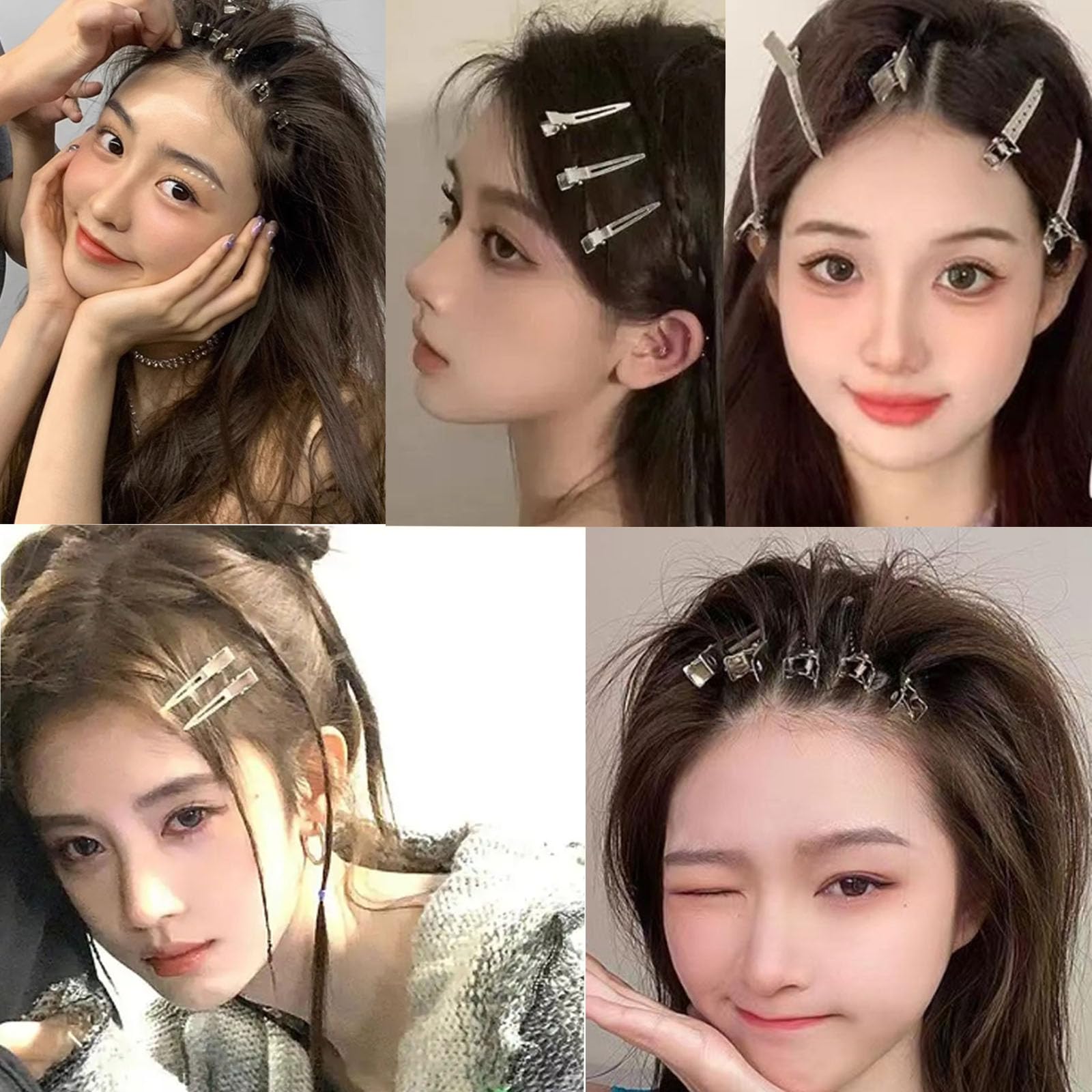 未使用品⭐︎ヘアクリップ　業務用 跡がつかない 12cm６本セット Amazon.co.jp: ヘアークリップ ダッカール 跡がつかない ヘアクリップ